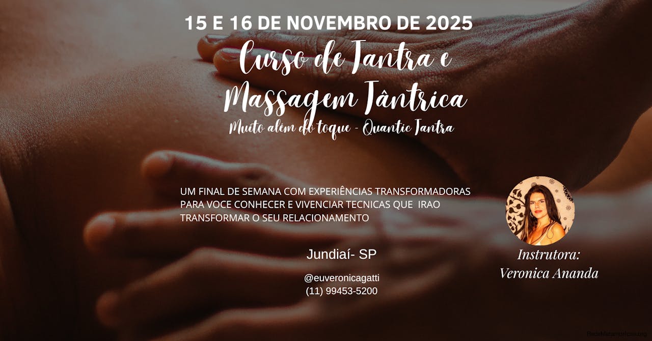 Curso de Massagem Tântrica em Jundiaí/SP