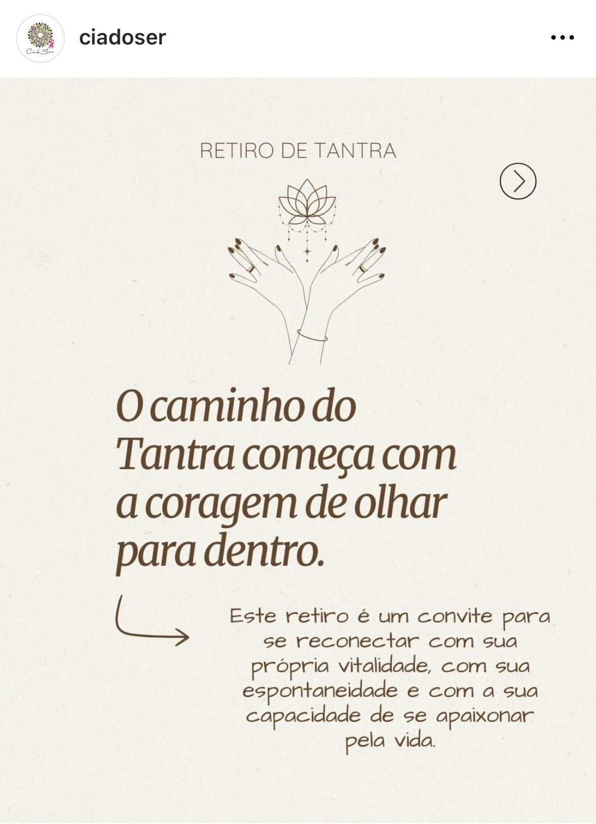 Retiro de Tantra da Cia do Ser