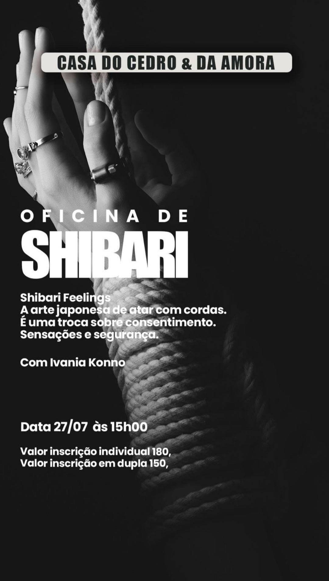 Oficina de SHIBARI em Campinas/SP